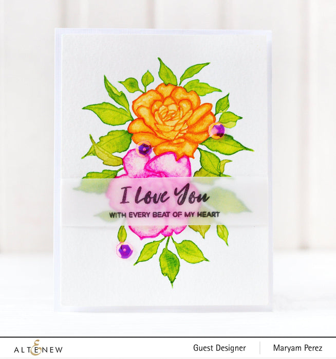 Altenew Stamp & Die Bundle Forever in Love Stamp & Die Bundle