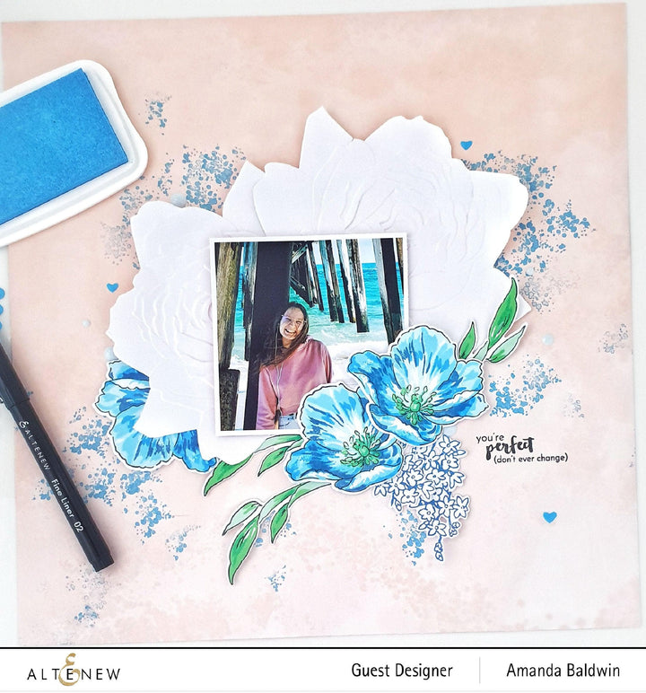 Altenew Stamp & Die Bundle Fresh Bloom Stamp & Die Bundle