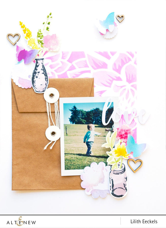 Altenew Stamp & Die Bundle Garden Silhouette Stamp & Die Bundle