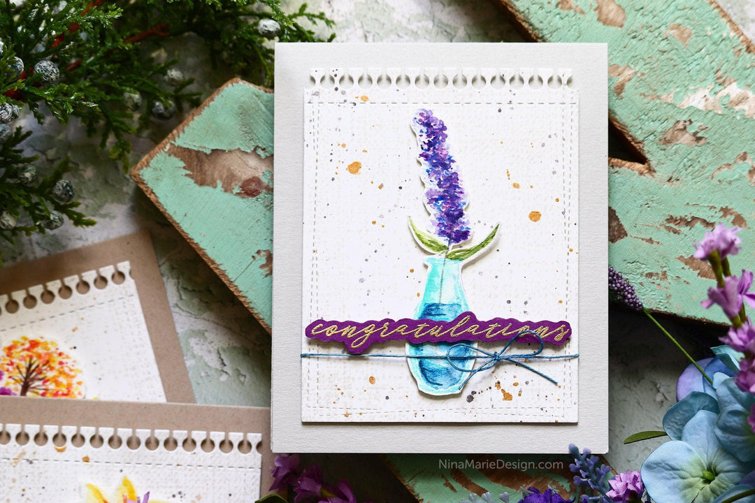 Altenew Stamp & Die Bundle Garden Silhouette Stamp & Die Bundle