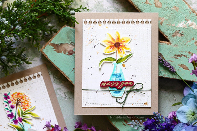 Altenew Stamp & Die Bundle Garden Silhouette Stamp & Die Bundle