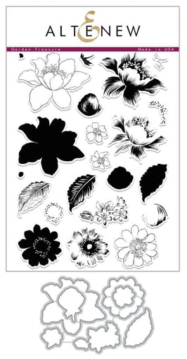 Altenew Stamp & Die Bundle Garden Treasure Stamp & Die Bundle