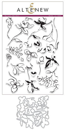 Altenew Stamp & Die Bundle Golden Garden Stamp & Die Bundle