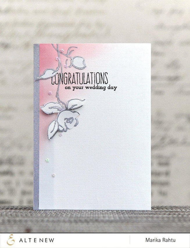Altenew Stamp & Die Bundle Golden Garden Stamp & Die Bundle