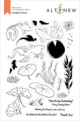 Altenew Stamp & Die Bundle Goldfish Pond Stamp & Die Bundle