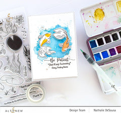 Altenew Stamp & Die Bundle Goldfish Pond Stamp & Die Bundle