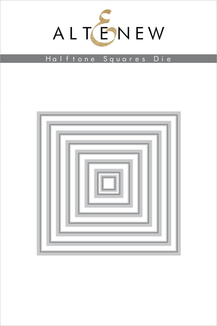 Altenew Stamp & Die Bundle Halftone Squares Stamp & Die Bundle