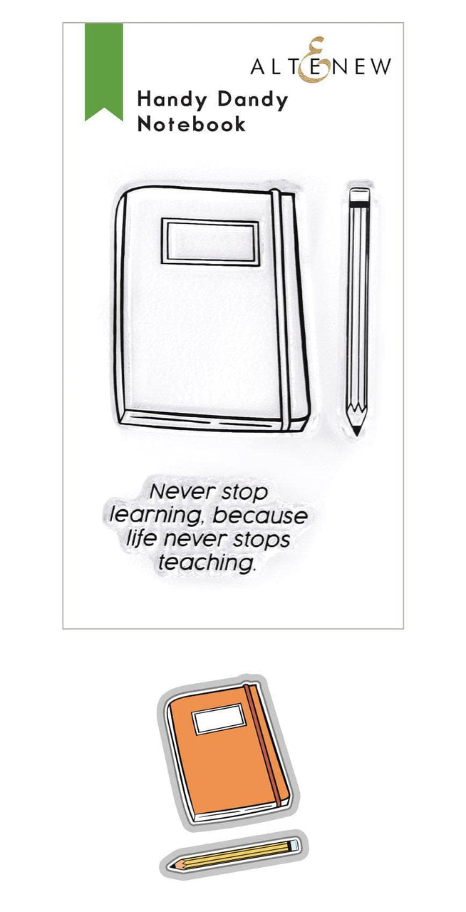 Altenew Stamp & Die Bundle Handy Dandy Notebook Stamp & Die Bundle