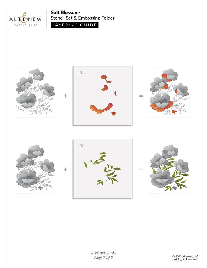 Altenew Stamp & Die Bundle Happy Blossoms Ensemble