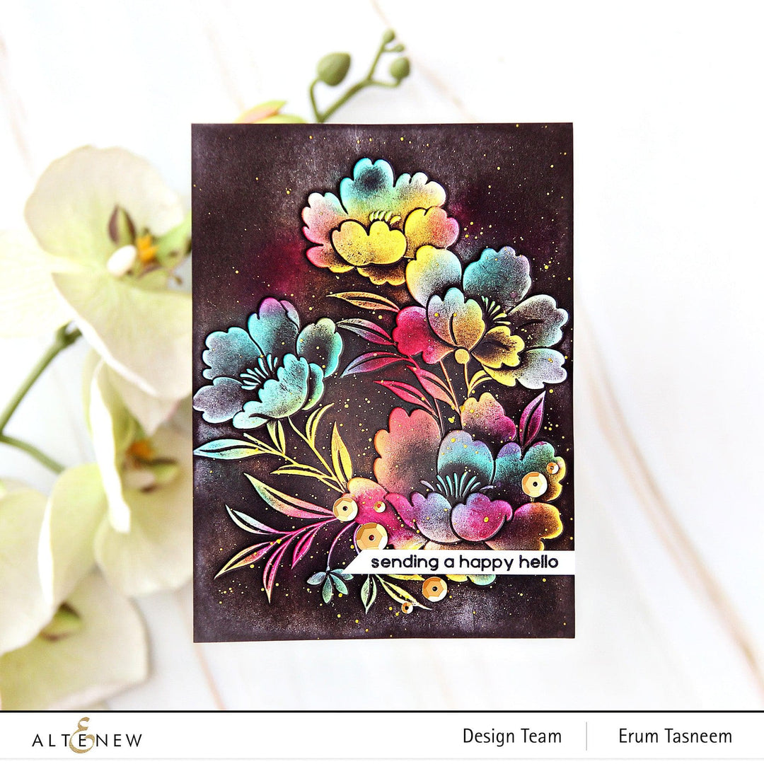 Altenew Stamp & Die Bundle Happy Blossoms Ensemble