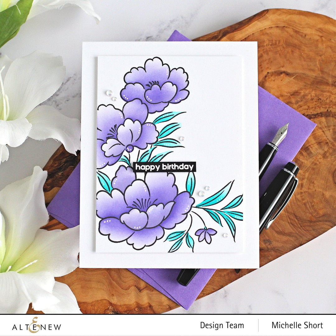 Altenew Stamp & Die Bundle Happy Blossoms Ensemble