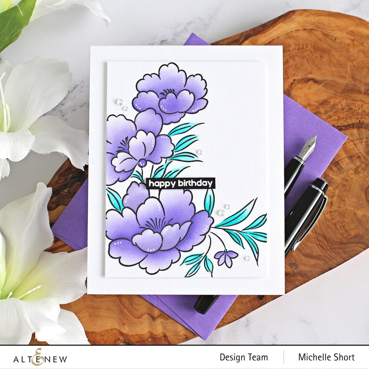 Altenew Stamp & Die Bundle Happy Blossoms Ensemble