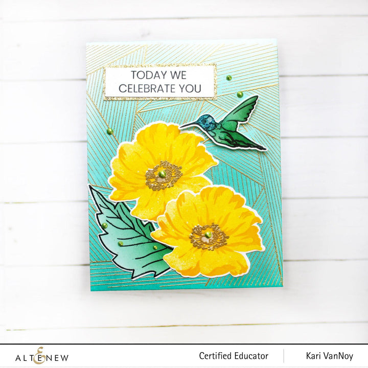 Altenew Stamp & Die Bundle Happy Flowers Stamp & Die Bundle