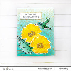 Altenew Stamp & Die Bundle Happy Flowers Stamp & Die Bundle