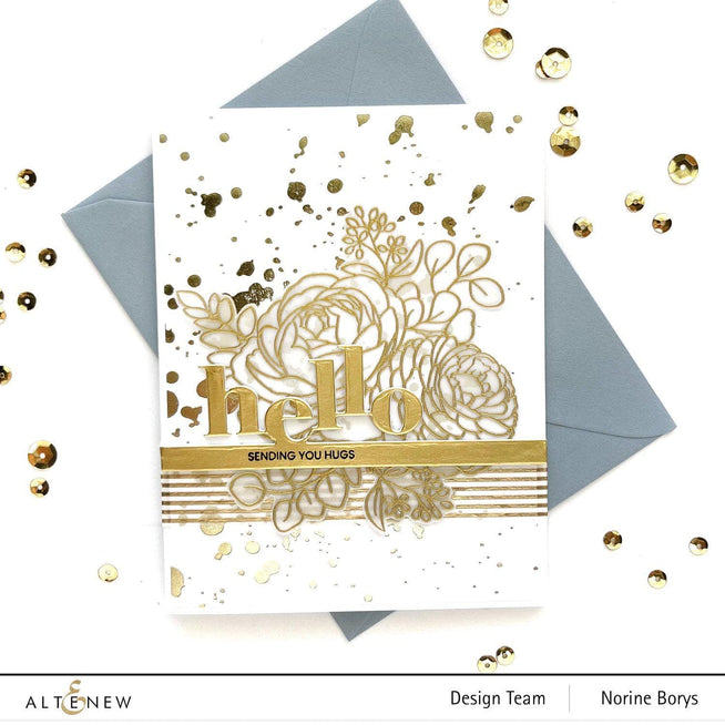 Altenew Stamp & Die Bundle Happy Petals Stamp & Die Bundle