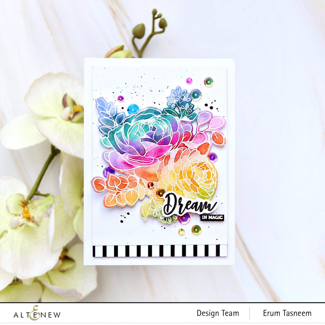 Altenew Stamp & Die Bundle Happy Petals Stamp & Die Bundle