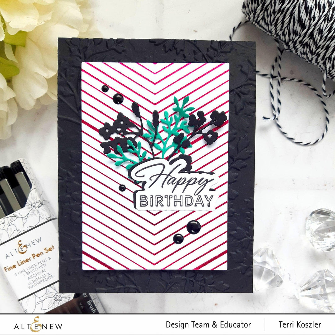 Altenew Stamp & Die Bundle Happy Sentiments Stamp & Die Bundle