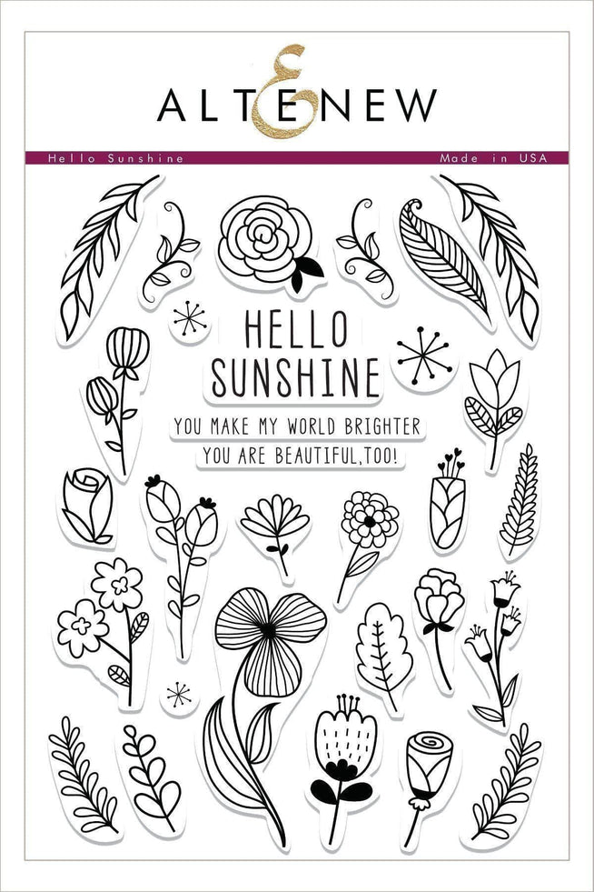 Altenew Stamp & Die Bundle Hello Sunshine Stamp & Die Bundle