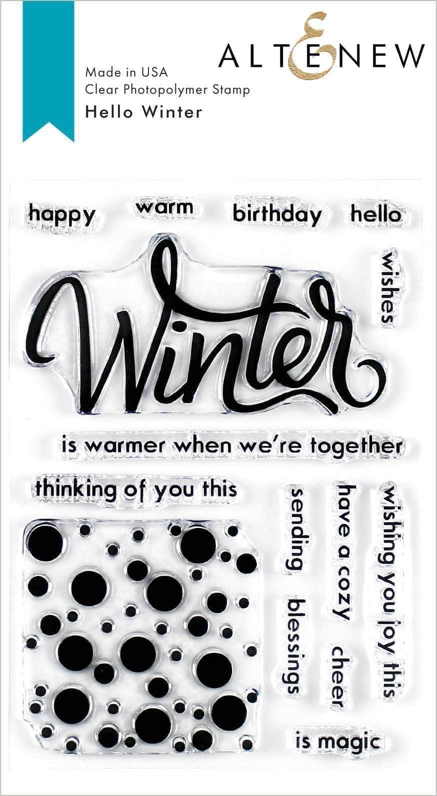 Altenew Stamp & Die Bundle Hello Winter