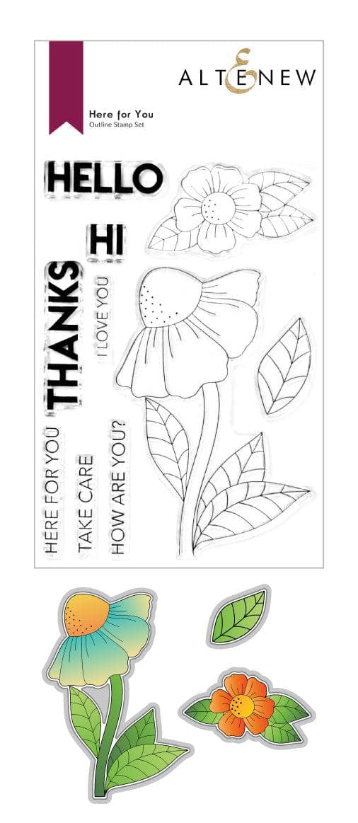Altenew Stamp & Die Bundle Here for You Stamp & Die Bundle