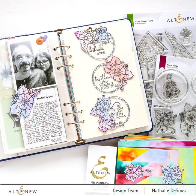 Altenew Stamp & Die Bundle Home Sweet Home Stamp & Die Bundle