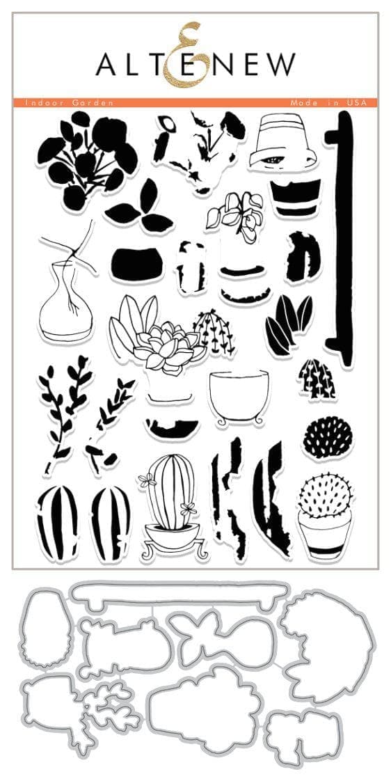 Altenew Stamp & Die Bundle Indoor Garden Stamp & Die Bundle