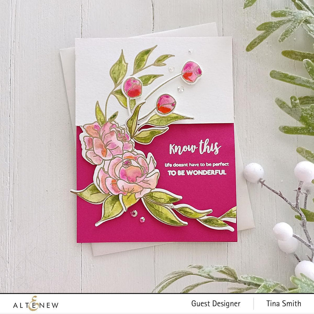 Altenew Stamp & Die Bundle Inspirational Quotes Stamp & Die Bundle