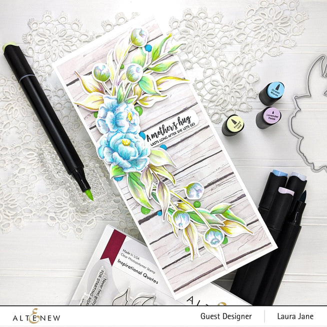 Altenew Stamp & Die Bundle Inspirational Quotes Stamp & Die Bundle