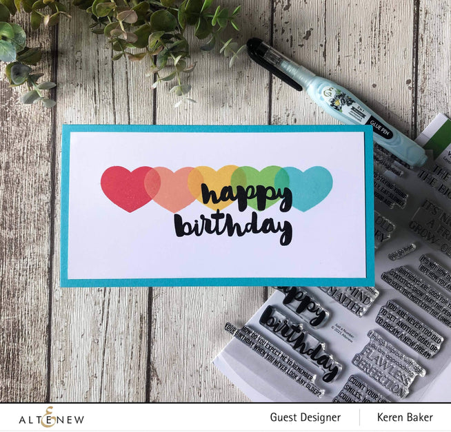 Altenew Stamp & Die Bundle Just a Number Stamp & Die Bundle