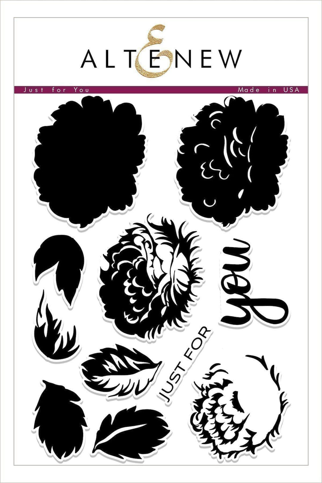 Altenew Stamp & Die Bundle Just for You Stamp & Die Bundle