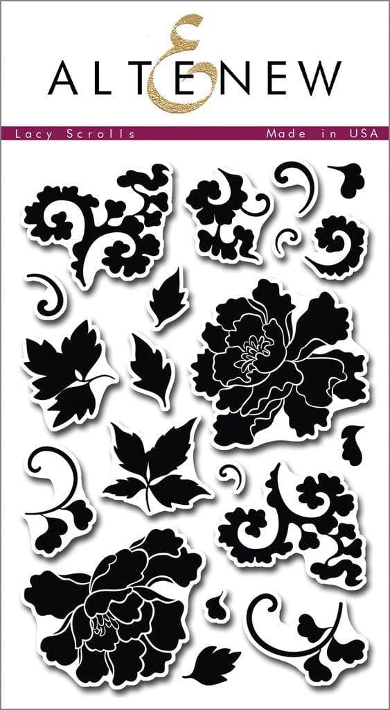 Altenew Stamp & Die Bundle Lacy Scrolls Stamp & Die Bundle