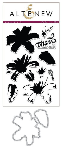 Altenew Stamp & Die Bundle Layered Lily Stamp & Die Bundle