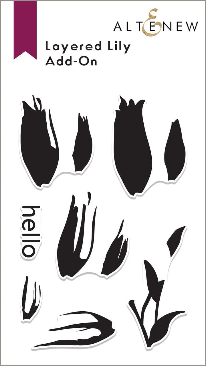 Altenew Stamp & Die Bundle Layered Lily Add-On