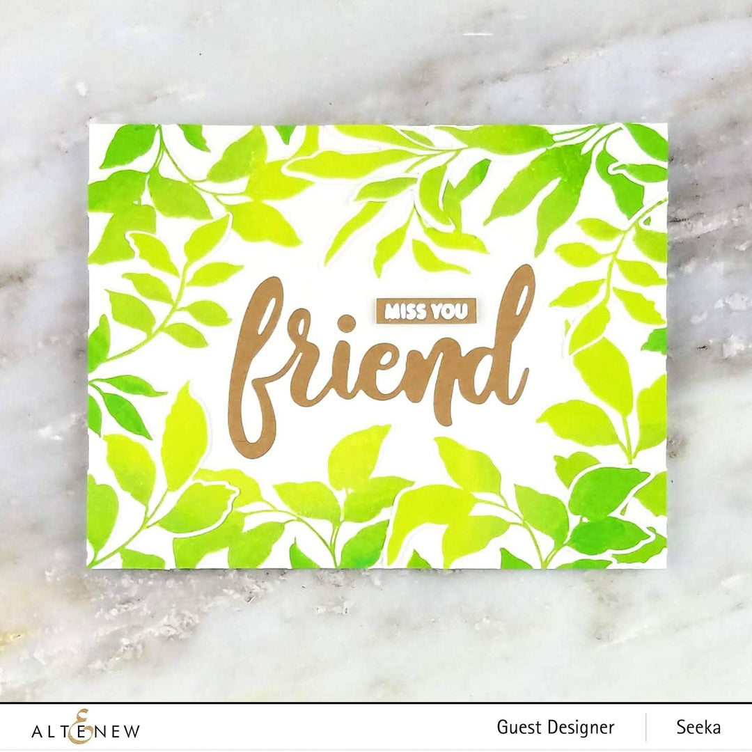 Altenew Stamp & Die Bundle Leaf Clusters Stamp & Die Bundle