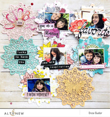Altenew Stamp & Die Bundle Leaf Medallion Stamp & Die Bundle