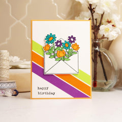 Altenew Stamp & Die Bundle Letter Flowers Stamp & Die Bundle