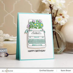 Altenew Stamp & Die Bundle Letter Flowers Stamp & Die Bundle
