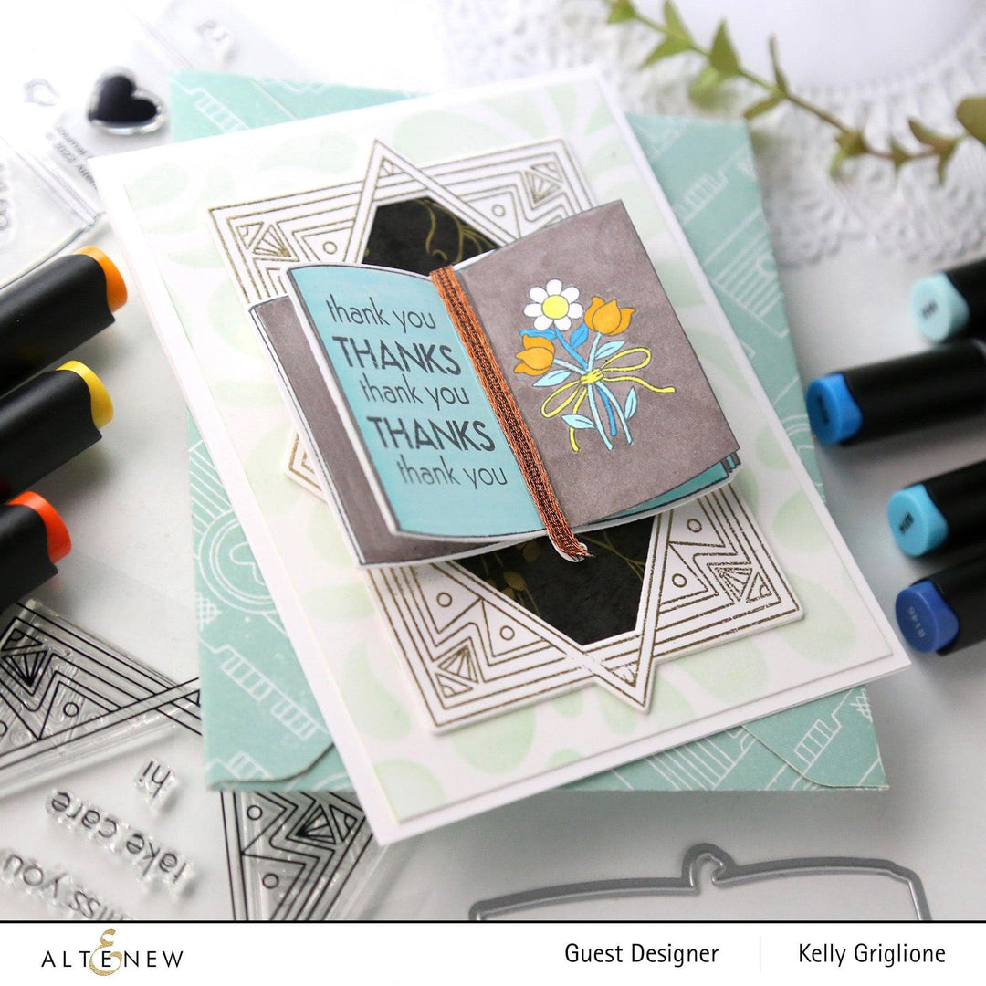 Altenew Stamp & Die Bundle Letter Flowers Stamp & Die Bundle