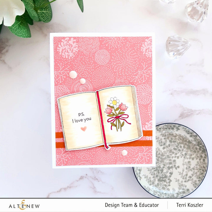 Altenew Stamp & Die Bundle Letter Flowers Stamp & Die Bundle