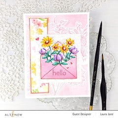 Altenew Stamp & Die Bundle Letter Flowers Stamp & Die Bundle