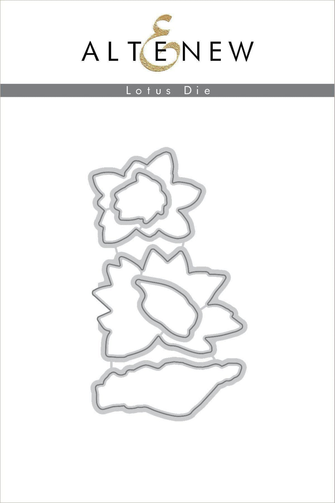 Altenew Stamp & Die Bundle Lotus Stamp & Die Bundle