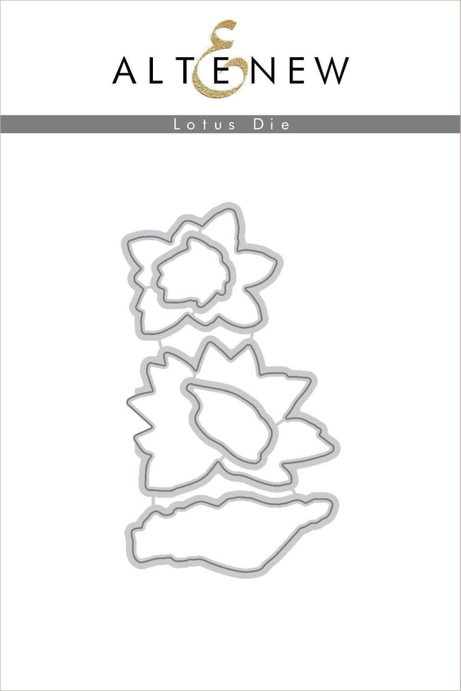 Altenew Stamp & Die Bundle Lotus Stamp & Die Bundle
