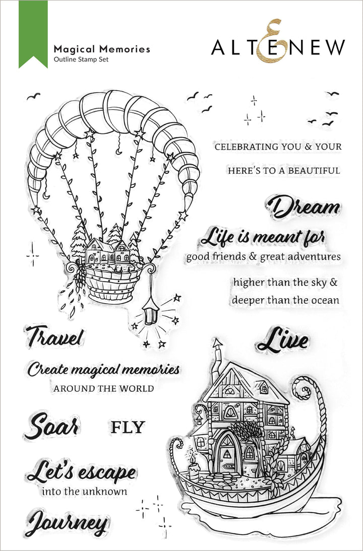 Altenew Stamp & Die Bundle Magical Memories Stamp & Die Bundle