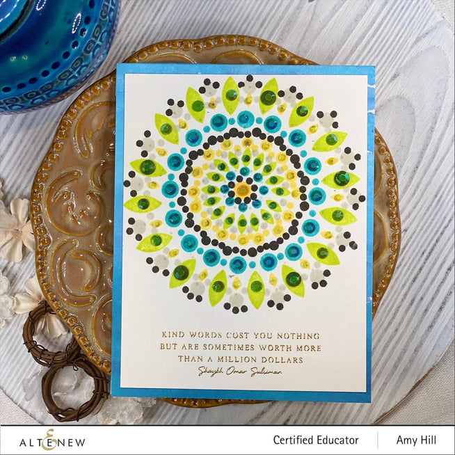 Altenew Stamp & Die Bundle Mandala Maker & Confetti Stamp & Die Bundle