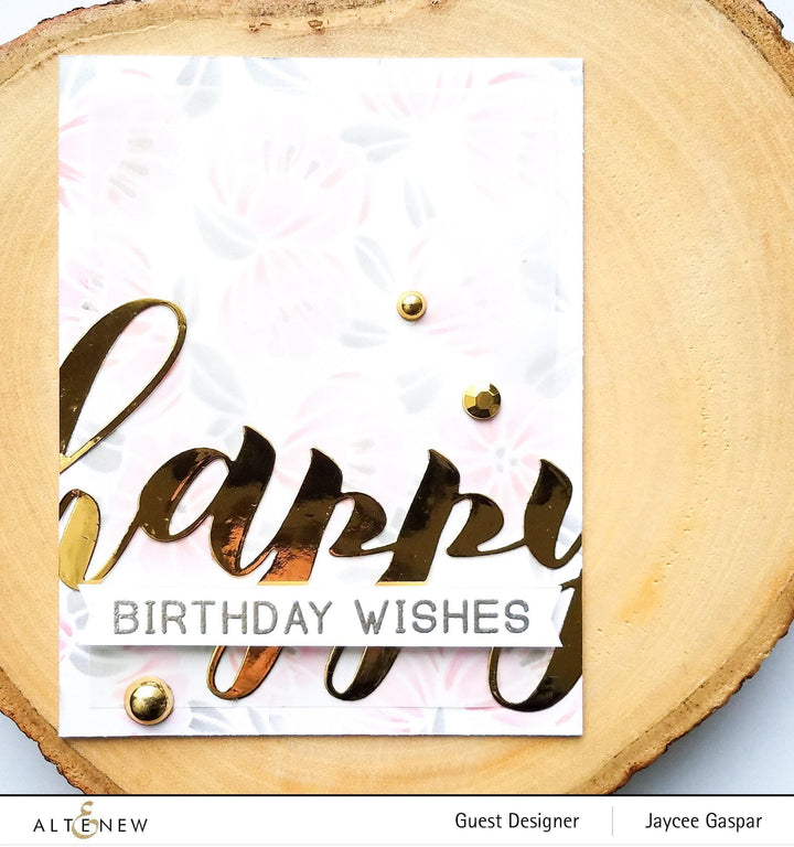 Altenew Stamp & Die Bundle Mega Greetings 2 Stamp & Die Bundle