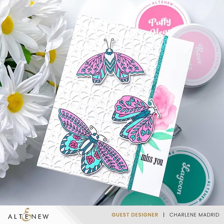 Altenew Stamp & Die Bundle Midnight Moths