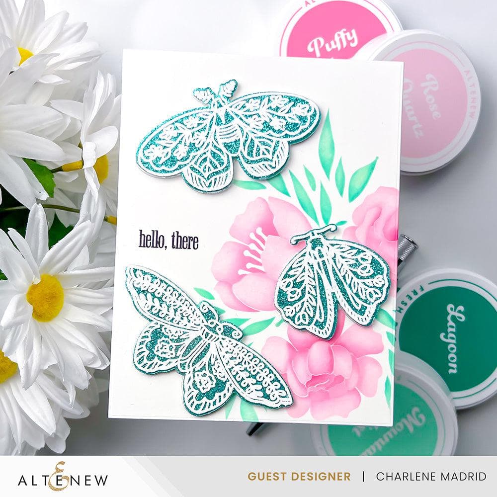 Altenew Stamp & Die Bundle Midnight Moths