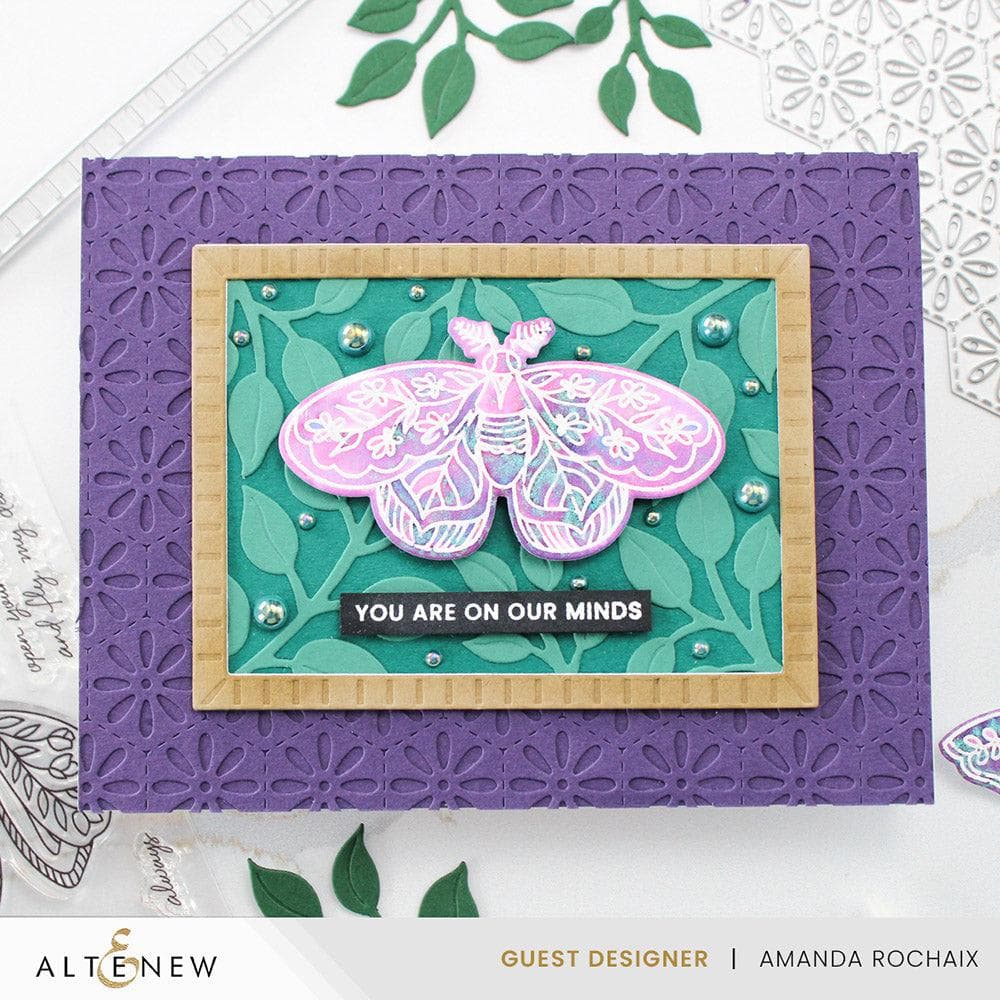 Altenew Stamp & Die Bundle Midnight Moths