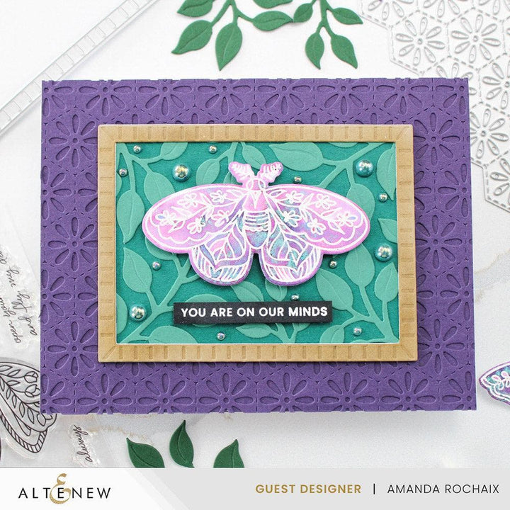 Altenew Stamp & Die Bundle Midnight Moths