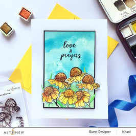 Altenew Stamp & Die Bundle Mini Coneflower